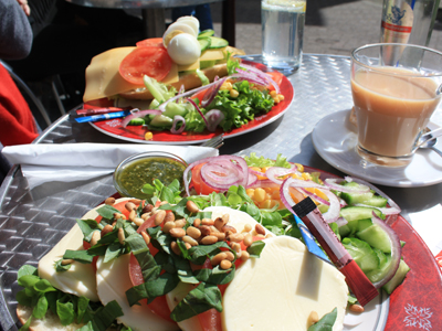 tourists stopped to ask what i was eating... tourists stopped to ask what i was eating...