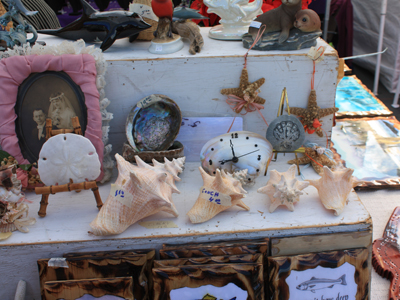 the elderly woman manning this booth looked so sweet the