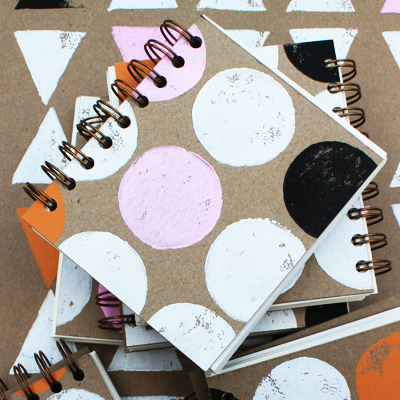 wire bound books with printed covers