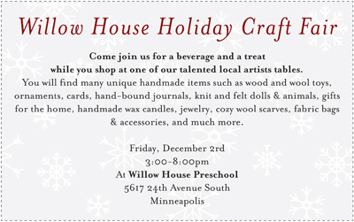willow house holiday craft fair willow house holiday craft fair
