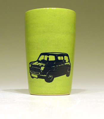etsy : circa ceramics : itty-bitty cylinder creepy cooper (avocado)