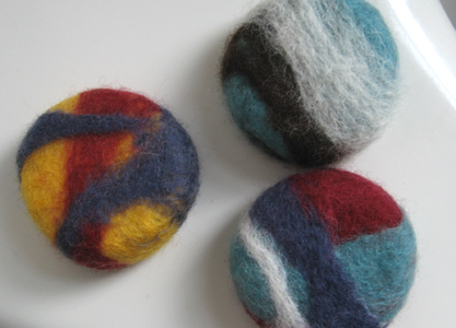 felted soap