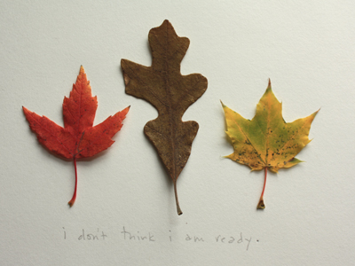 i don't think i am ready