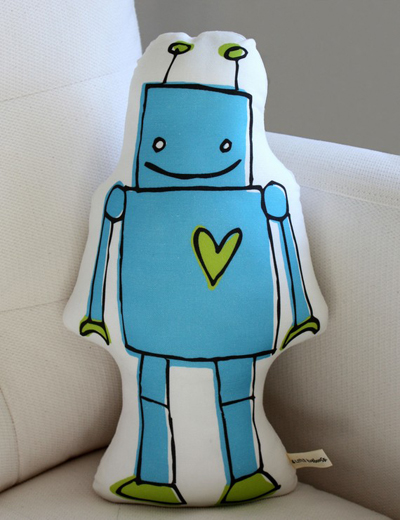 etsy : little korboose : robot pillow etsy : little korboose : robot pillow
