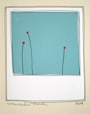 etsy : michele maule : polaroid poppies