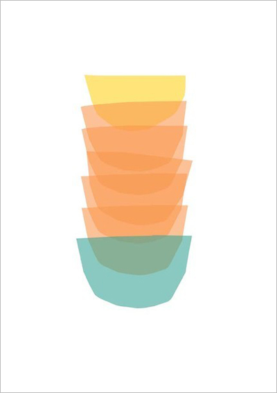 etsy : mrs eliot books : orange bowls print