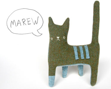 etsy : penguin & fish : kitty no. 34